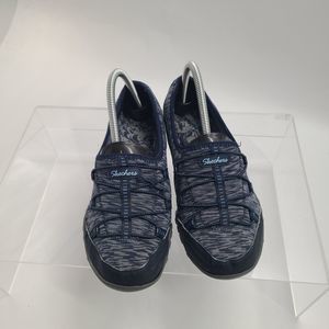 Skechers Women's Navy‎ Slip On Memory Foam Athletic Flats US 8.5 SN: 23033
